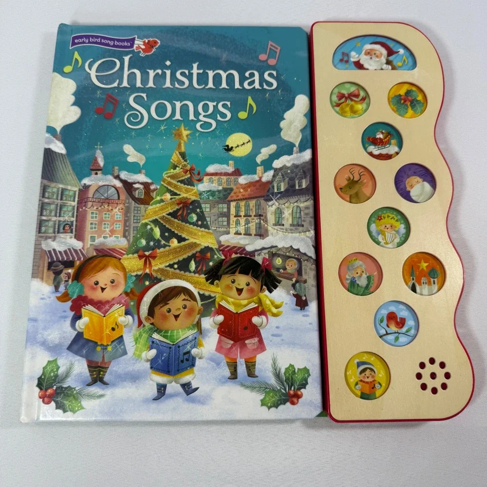 Cottage Door Press Christmas Songs Early Bird Song Books 10 Button Sound WORKS